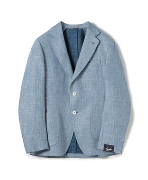 GABO リネンウール シングルブレステッド2Bジャケット