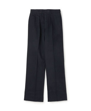 BERNARD ZINS GURKA コットン 2プリーツトラウザーズ