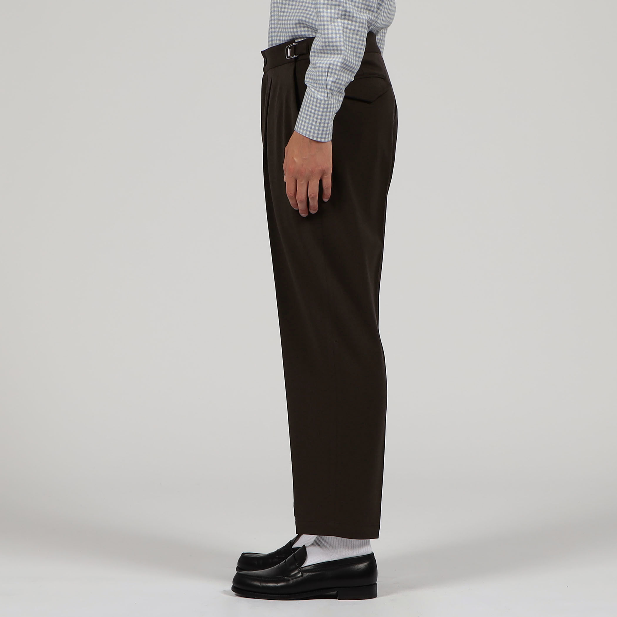 最新コレックション Cellar Door サイドアジャスター ポリエステルレーヨン T LEO パンツ
