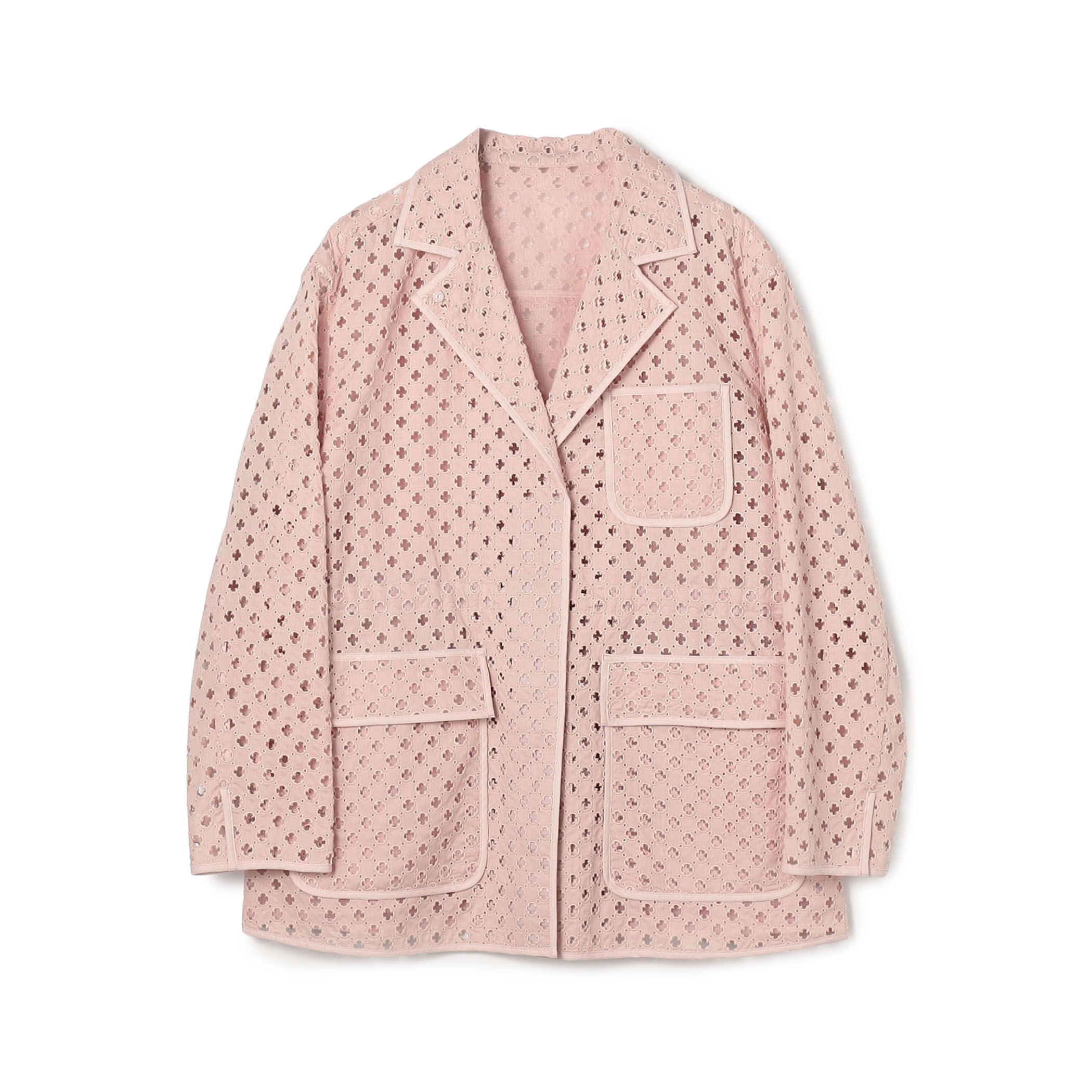 WEB先行予約】コモンフラワーエンブロイダリー ミドルブルゾン