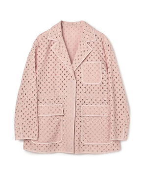 【WEB先行予約】コモンフラワーエンブロイダリー ミドルブルゾンジャケット