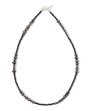 les bon bon オンブレ グリーズパール ネックレス