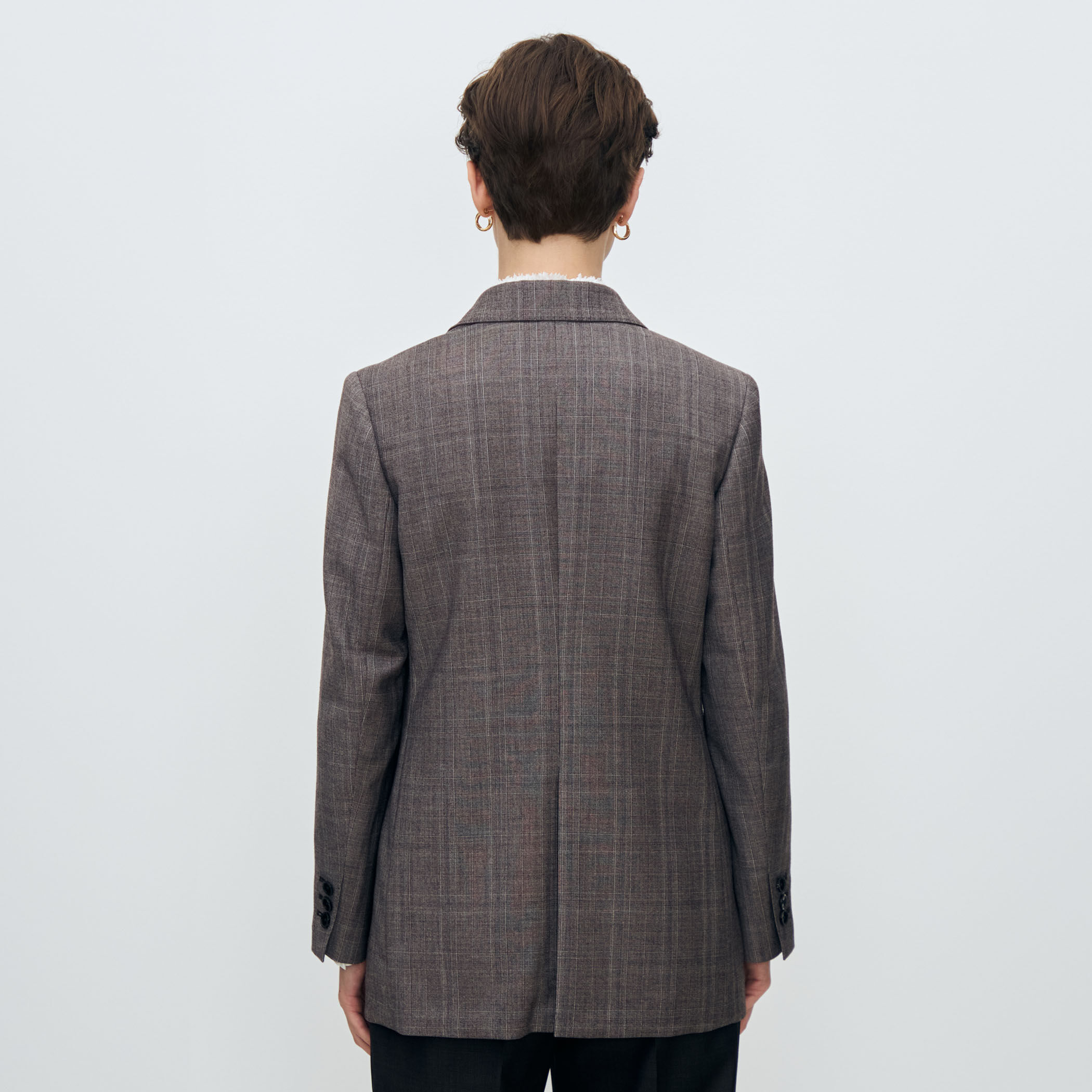 ZELANDER GLEN CHECK ダブルブレストジャケット｜トゥモローランド