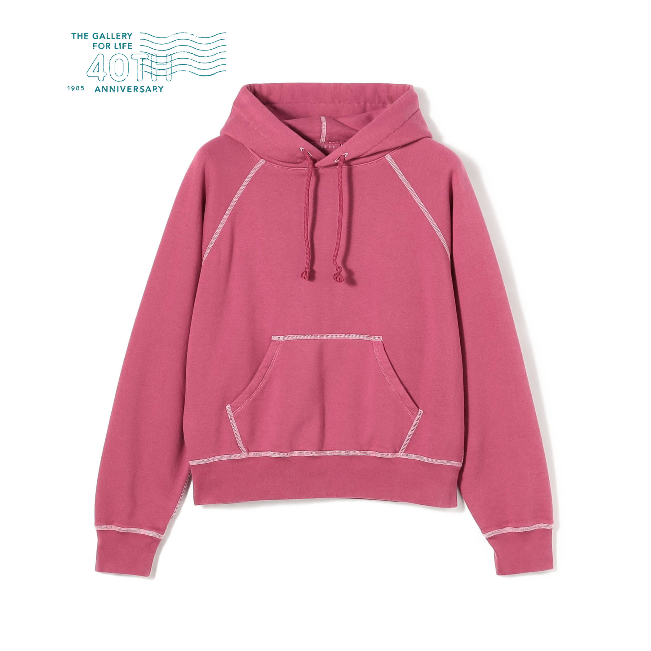 別注】Lefts， for GALERIE VIE コットン フーデッドプルオーバー