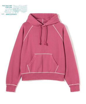 【別注】Lefts， for GALERIE VIE コットン フーデッドプルオーバー