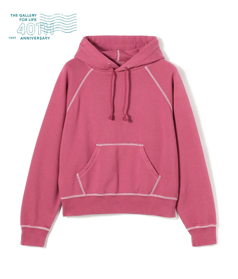 【別注】Lefts， for GALERIE VIE コットン フーデッドプルオーバー