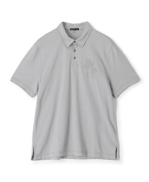 フレンチテリー パルムツリーエンブロイダリー ポロシャツ MLWF3686PB