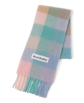 Acne Studios モヘヤチェックスカーフ