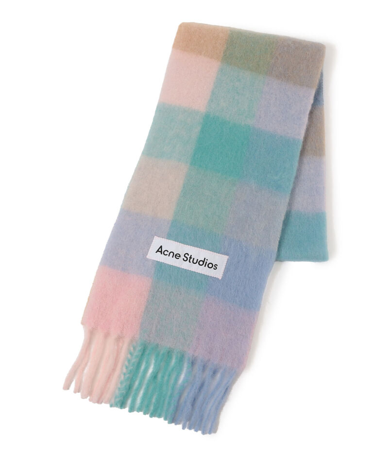 Acne Studios モヘヤチェックスカーフ