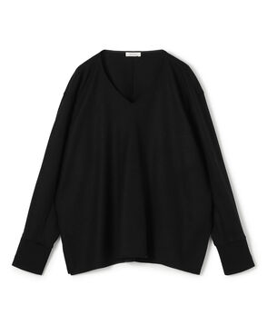 【WEB先行予約】ニットコンビネーション Vネックプルオーバー