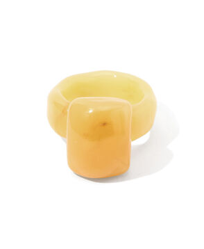 LEVENS JEWELS Square Stone リング