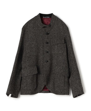 Chato Lufsen STOBAL ウールドネガルツイード シングルブレステッド スタンドカラージャケット