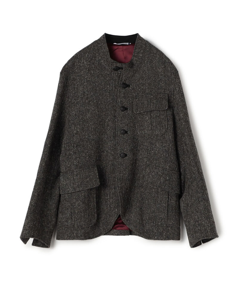 Chato Lufsen STOBAL ウールドネガルツイード シングルブレステッド スタンドカラージャケット