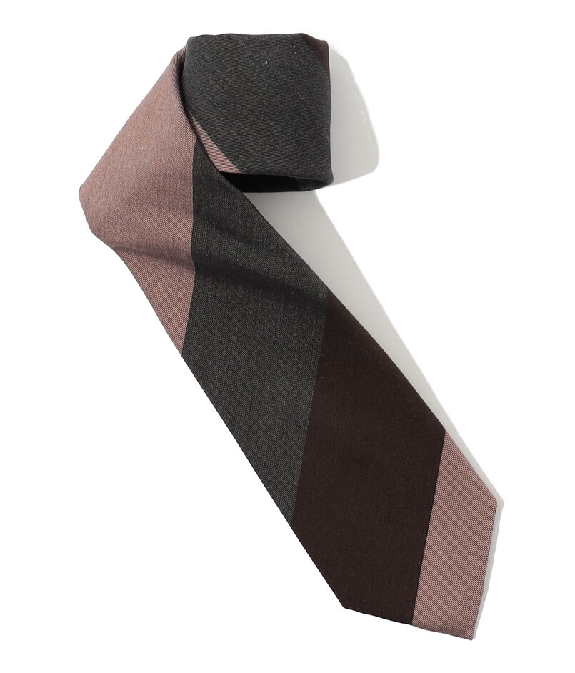 TOMORROWLAND シルク レジメンタルストライプネクタイ