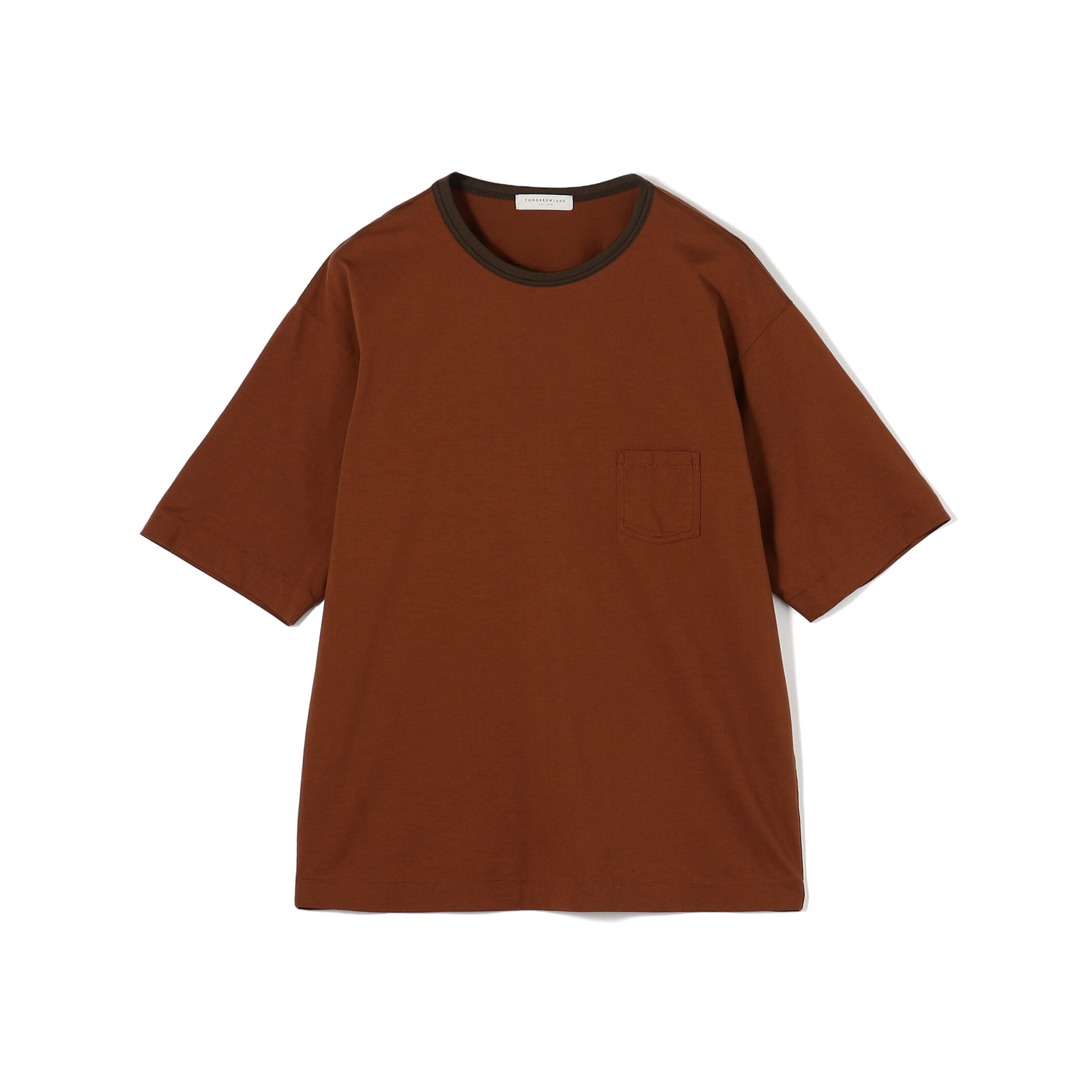コットンシルク高密度天竺 リンガーTシャツ｜トゥモローランド 公式サイト