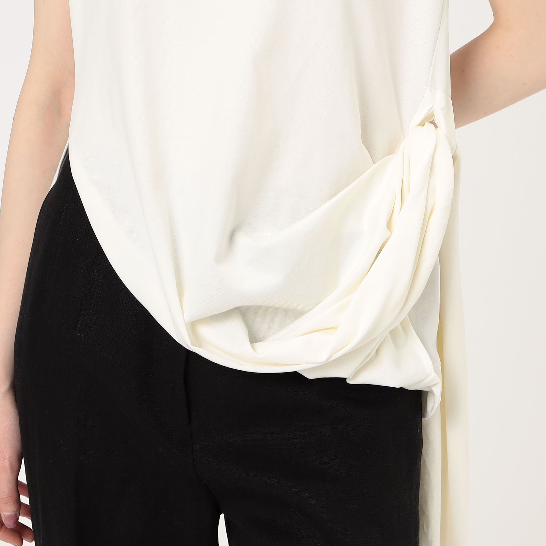 リトコフスカ LITKOVSKA  T-SHIRT タンクトップ ホワイト サイズ：32 Litkovska SLEEVELESS TOP｜トゥモローランド 公式通販