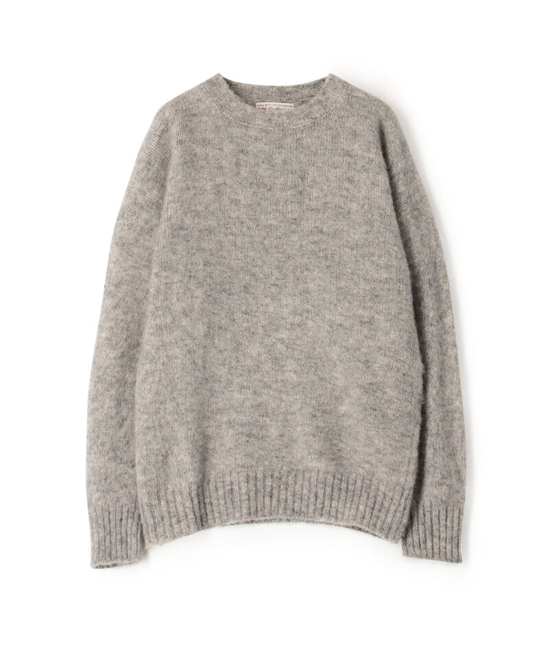 SHETLAND WOOLLEN Co. CREW NECK PULLOVER