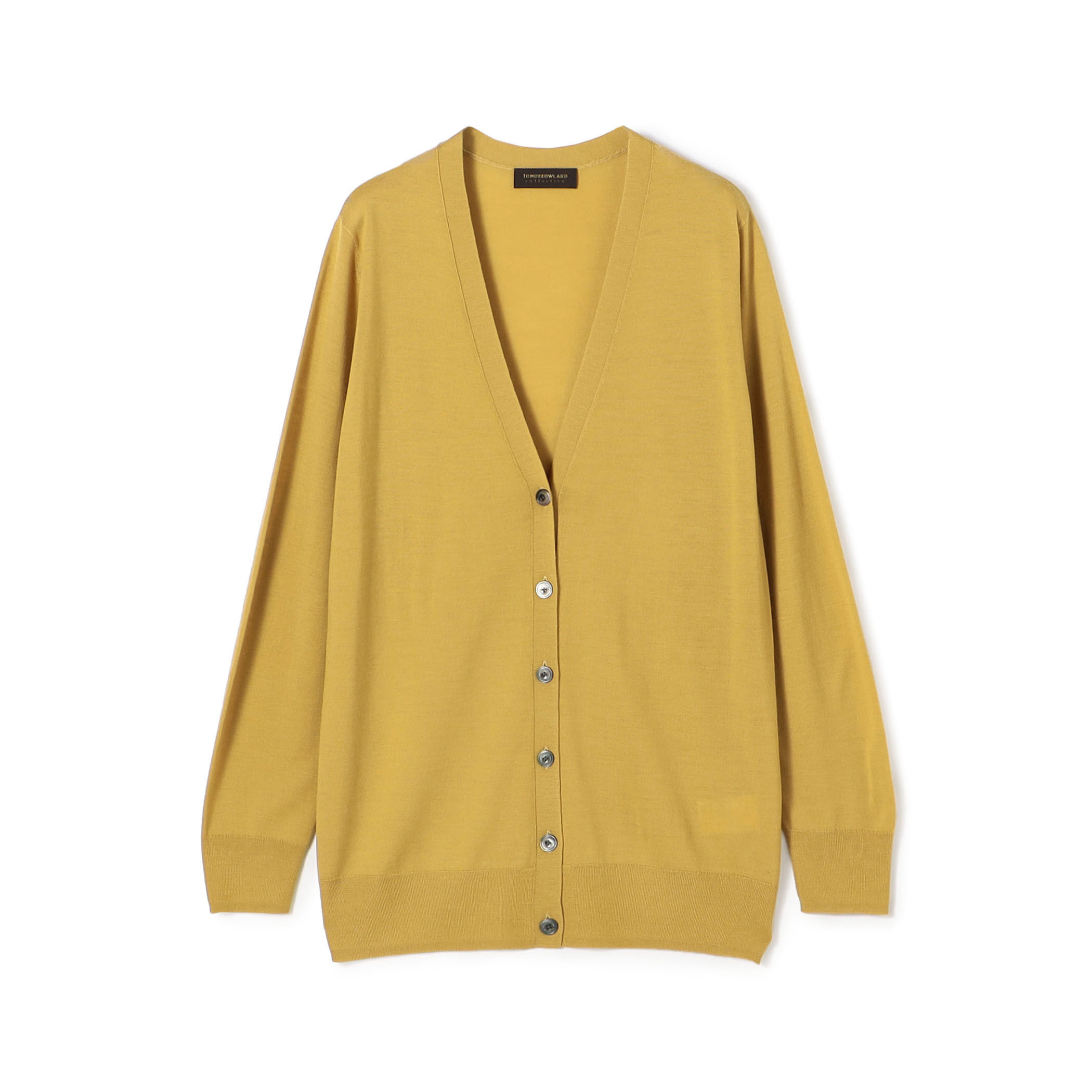エクストラファインウール Vネックカーディガン｜トゥモローランド