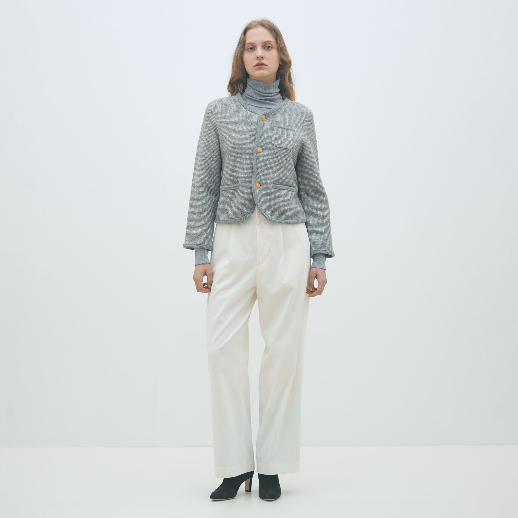 ＊marcieさま専用＊コットンコーデュロイ ストレートパンツ コットンコーデュロイ タックストレートパンツ｜トゥモローランド 公式通販