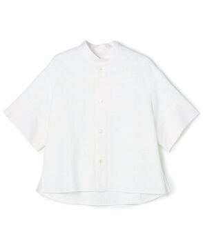 コットンスクエアレース ハーフスリーブシャツ