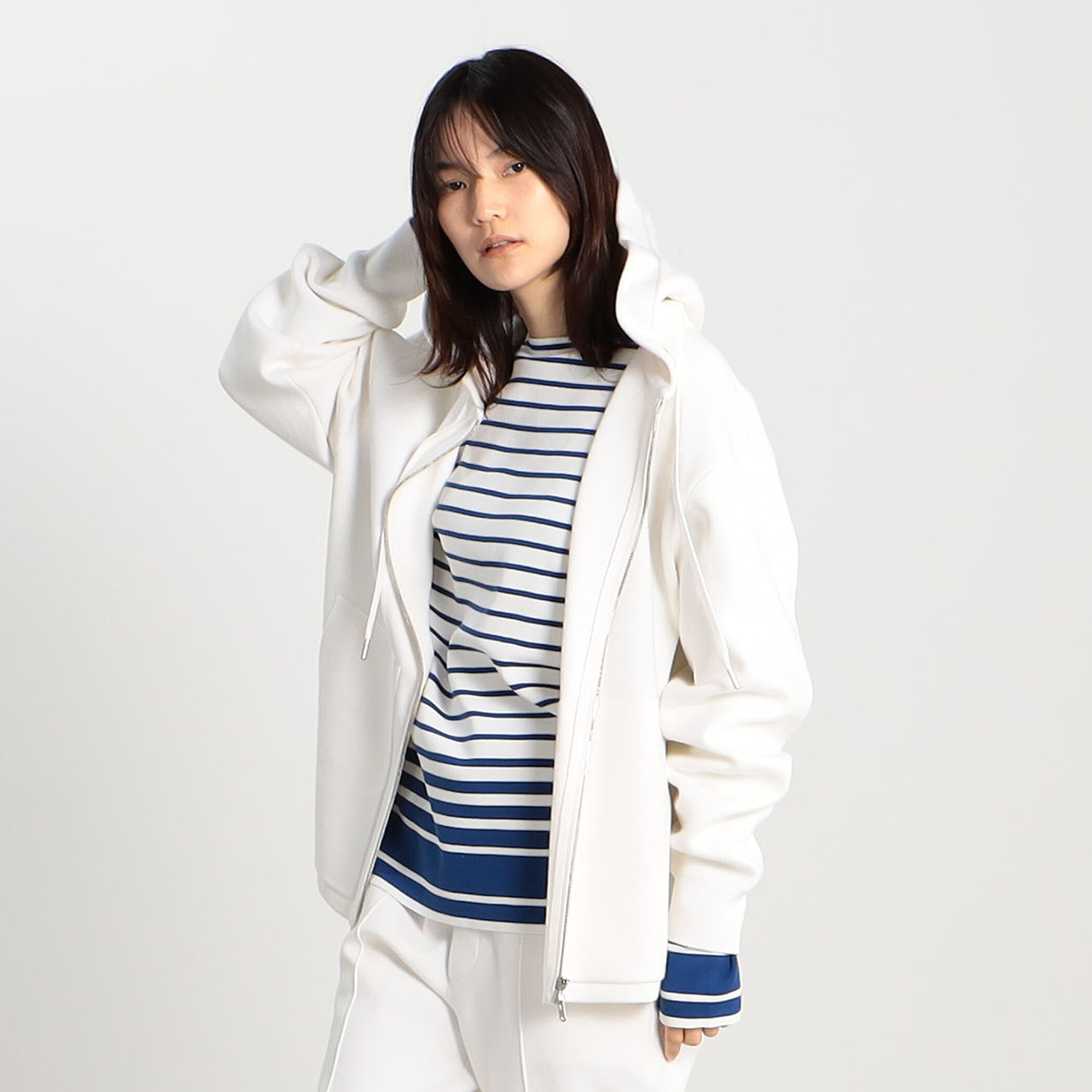 CABaN コットンカシミヤ ジップパーカ｜トゥモローランド 公式サイト