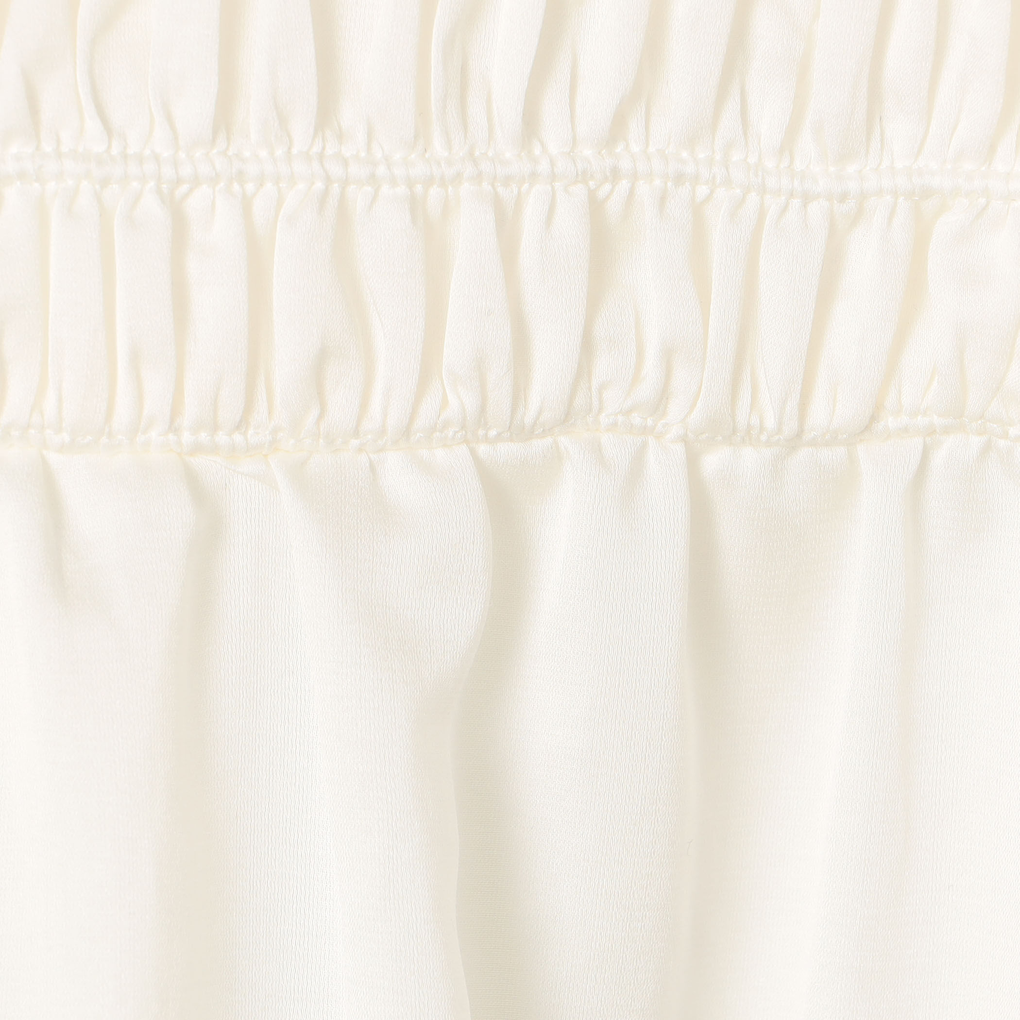 コットンシルクサテン シャーリングブラウス｜トゥモローランド 公式通販