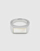 TOM WOOD Peaky Ring White MOP