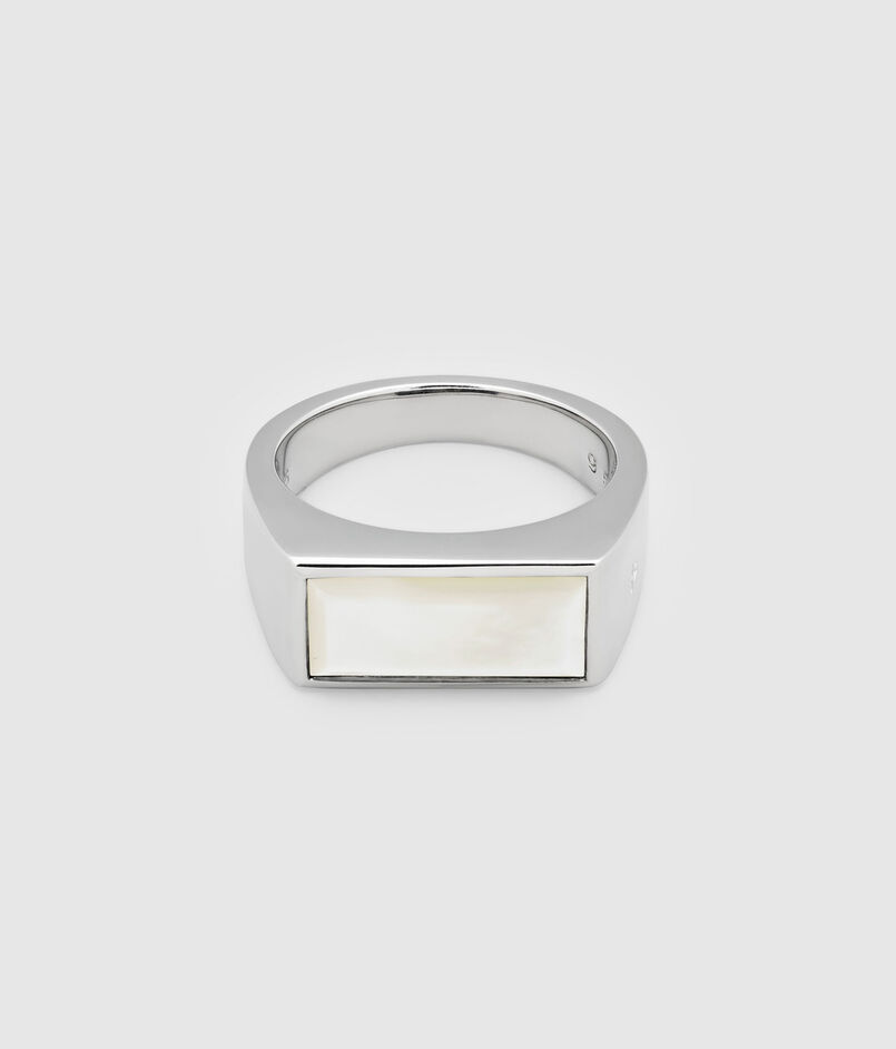 TOM WOOD Peaky Ring White MOP