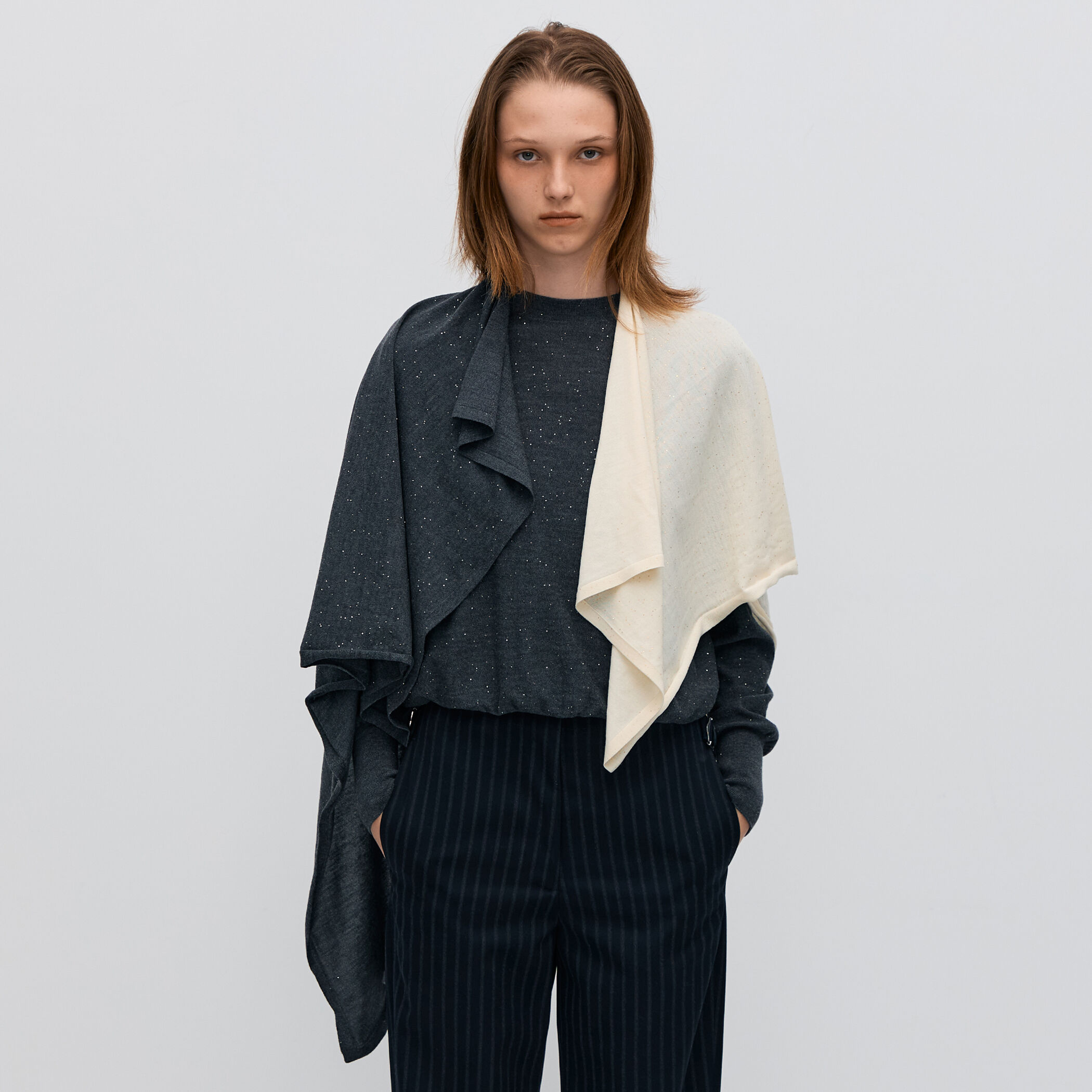 スパークルファインウール ニットスカーフ｜トゥモローランド 公式通販