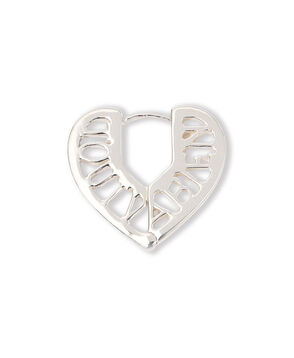 PLOW Lettering heart ピアス