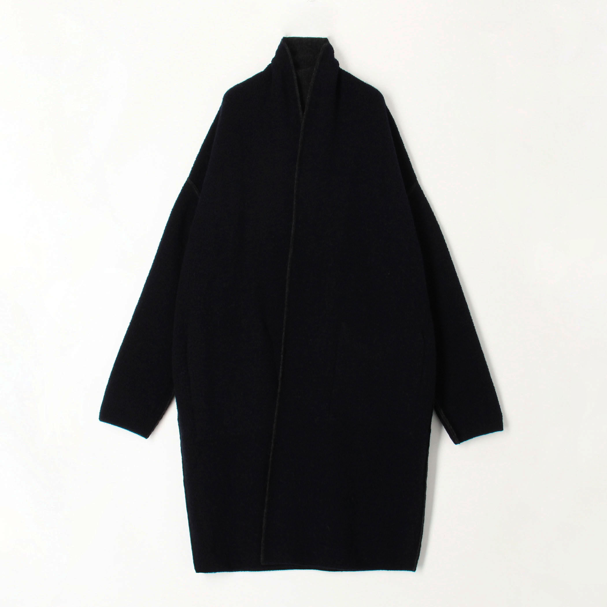 □ダブルフェイスパイル ショールカラーコート｜トゥモローランド 公式通販