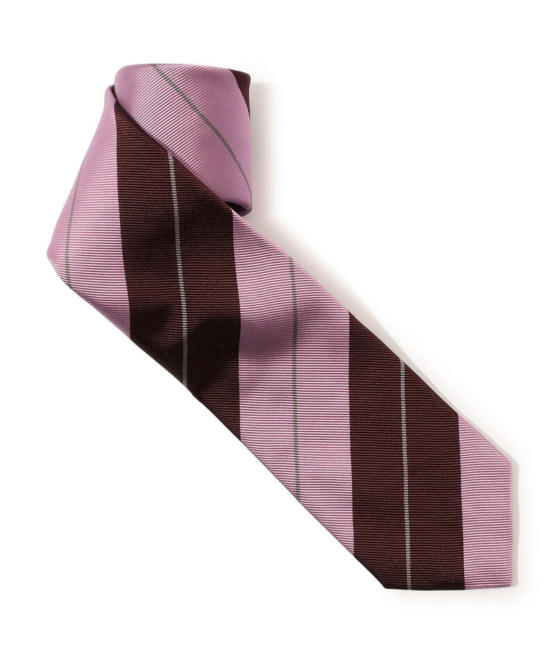 TOMORROWLAND シルクジャガード レジメンタルストライプネクタイ