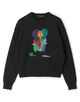 CABaN コットンカシミヤ Elephantエンブロイダリークルーネックプルオーバー