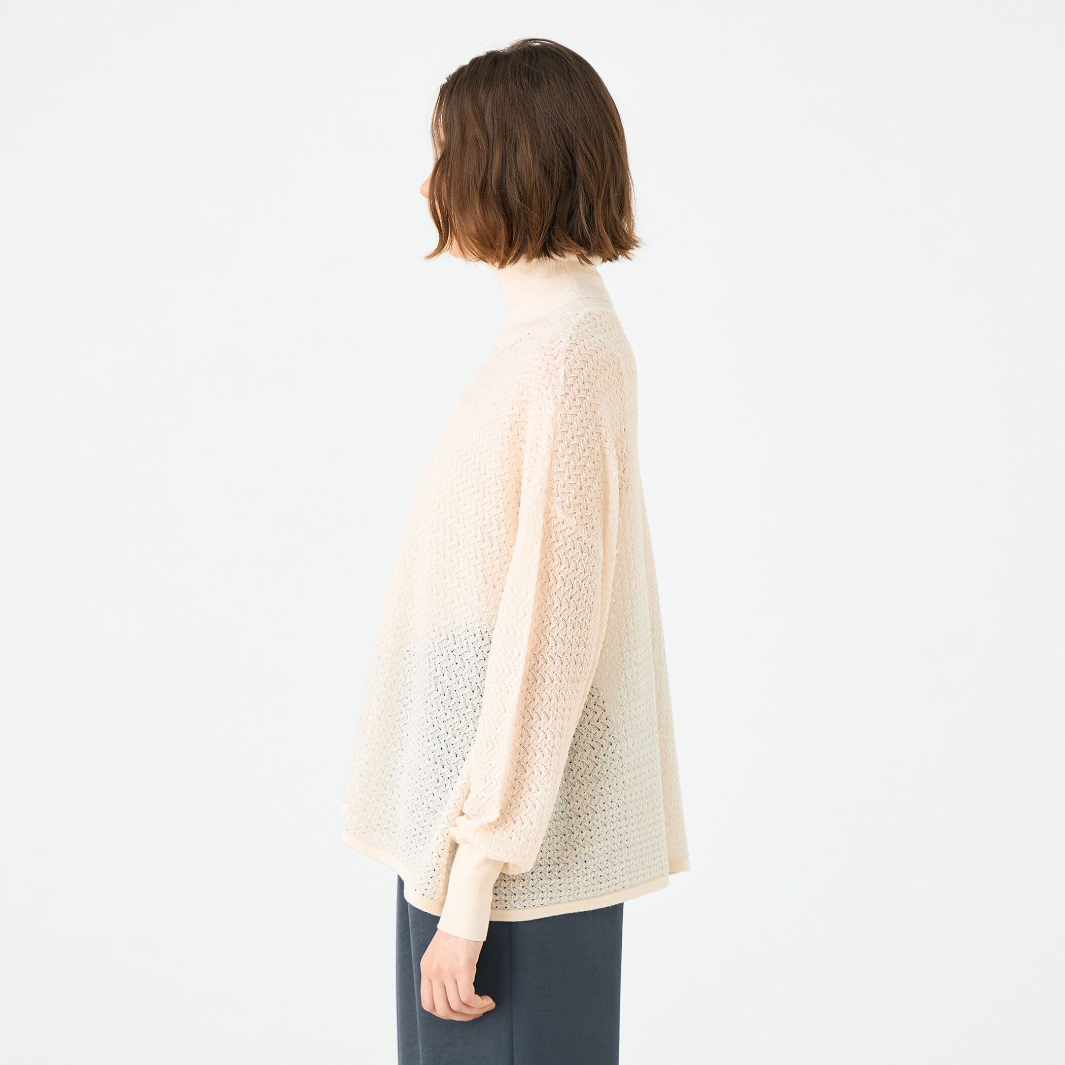 トゥモローランドBALLSEY ゆったり柔らか上質アンゴラウール100%ポンチョ Ballsey ポンチョ パデットツイル ベルテッドポンチョ