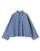【WEB先行予約】ストライプブロード アジャストスリーブシャツ