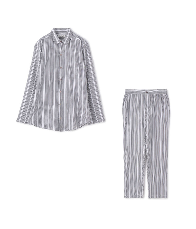 P.LE MOULT コットン ストライプパジャマ