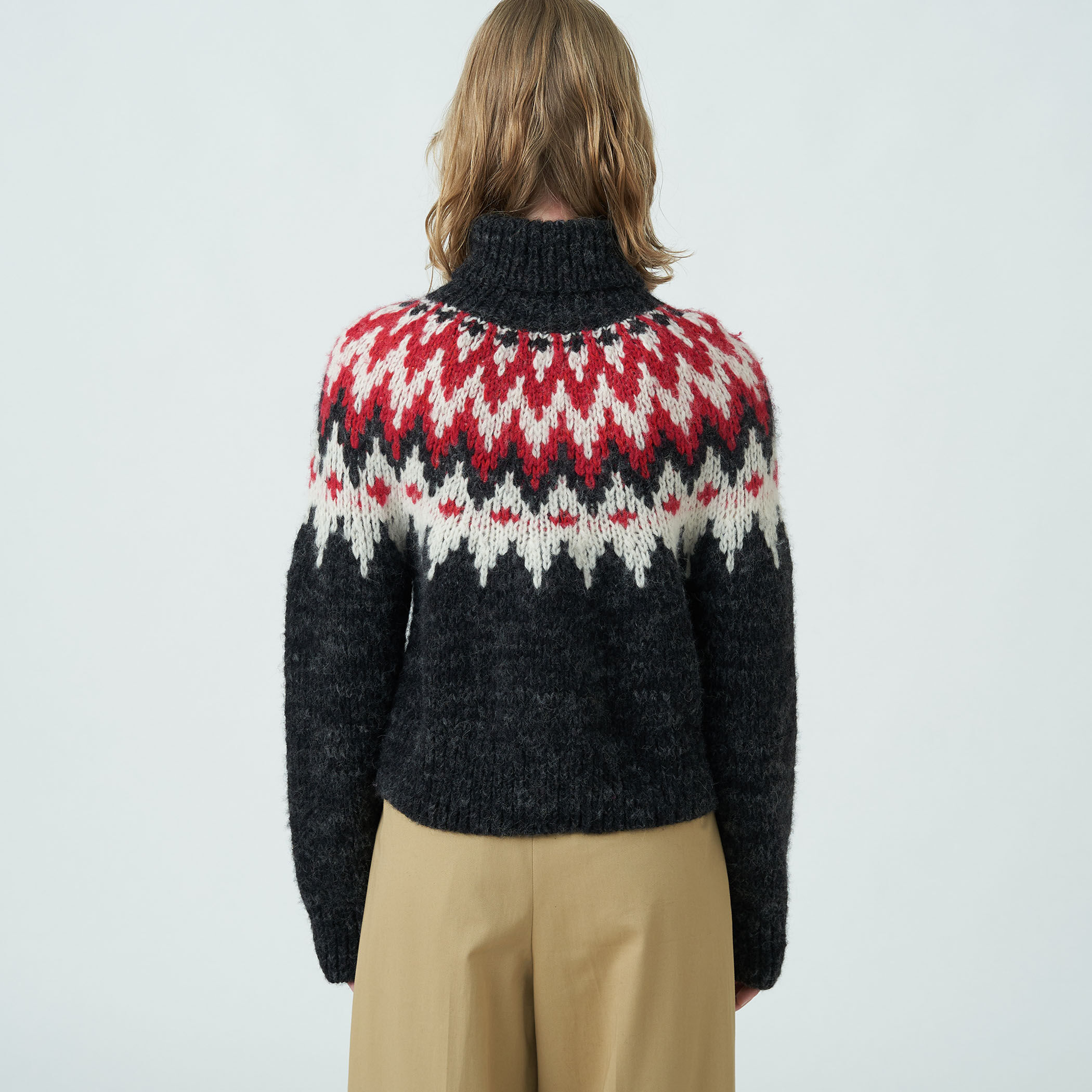 MACPHEE - MACPHEE ウールハイネック プルオーバー MACPHEE ウールカシミヤ ハイネックプルオーバー 長袖