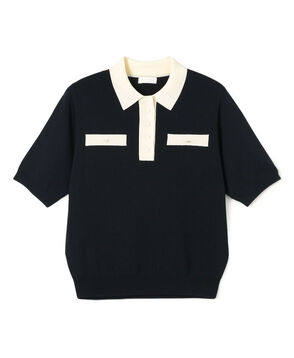 【WEB先行予約】ストレッチタックドット ポロプルオーバー