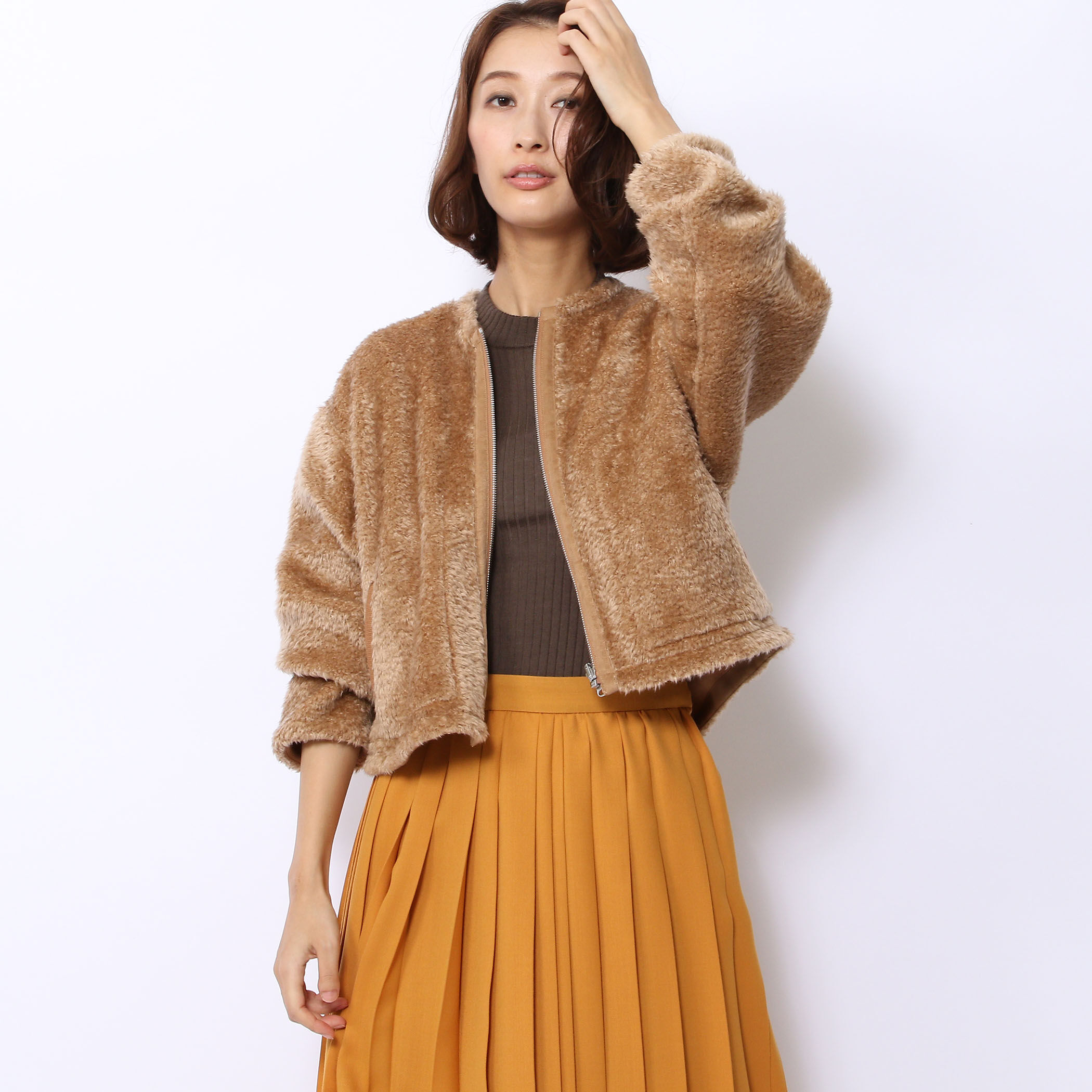 プードルジャージー ジップアップブルゾン｜トゥモローランド 公式通販