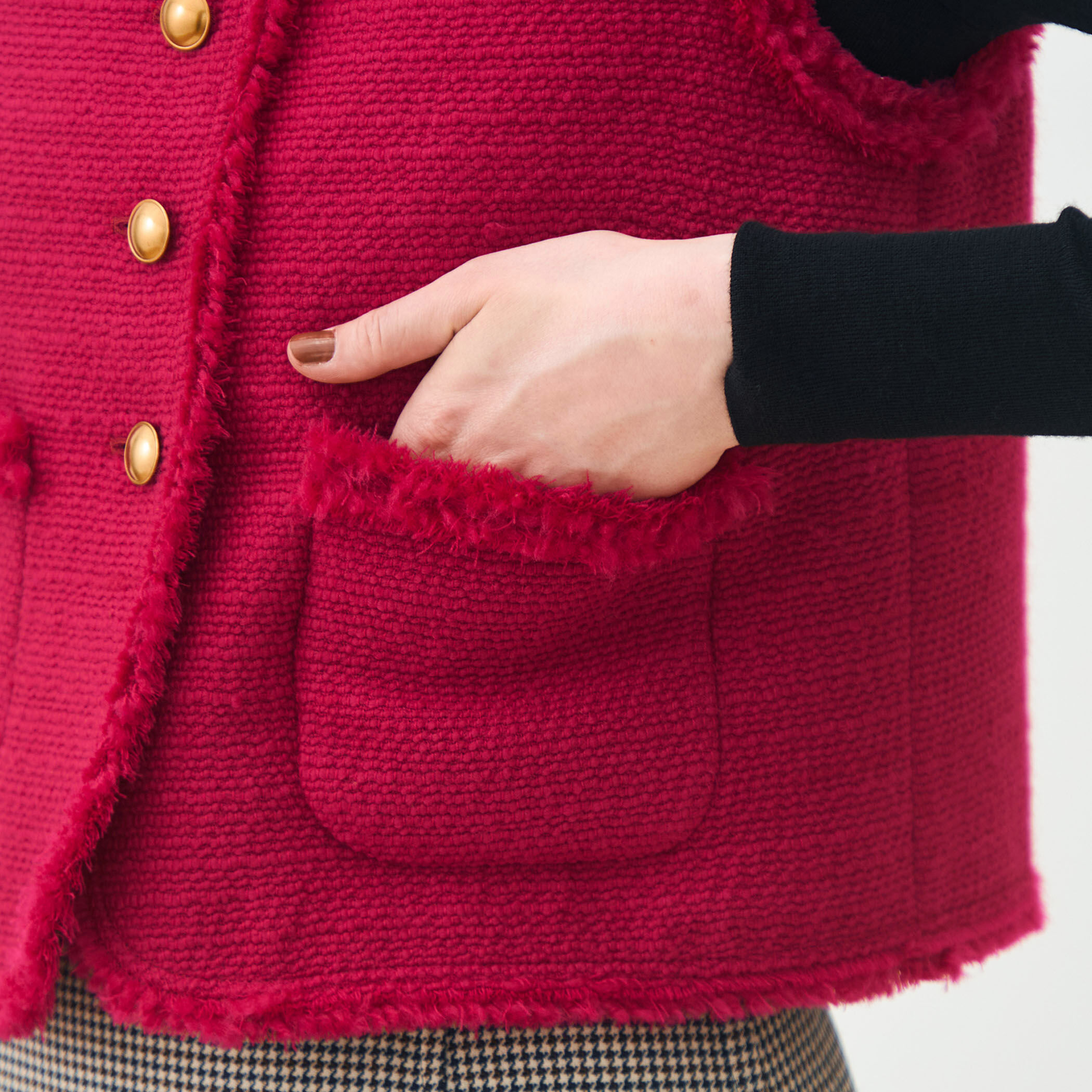 ブークレーファンシー クルーネックジレ｜トゥモローランド 公式通販