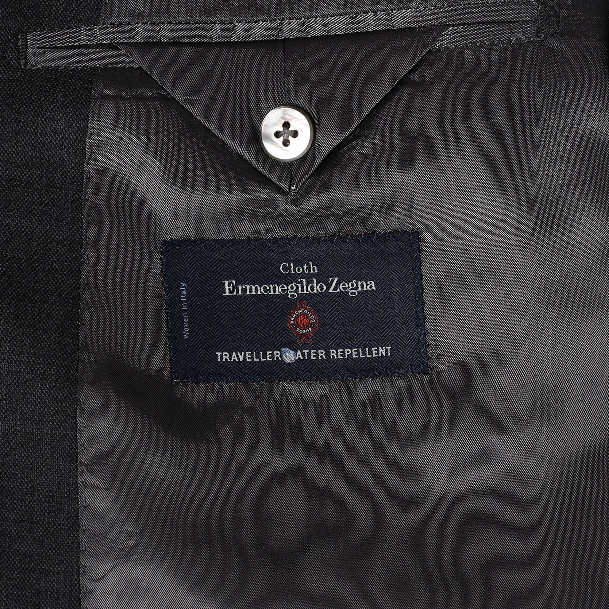 TRAVELLER ウールシルク シングルブレステッド2Bスーツ E.Zegna
