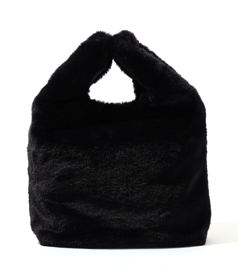 VANGI フェイクファー ショッピングバッグ