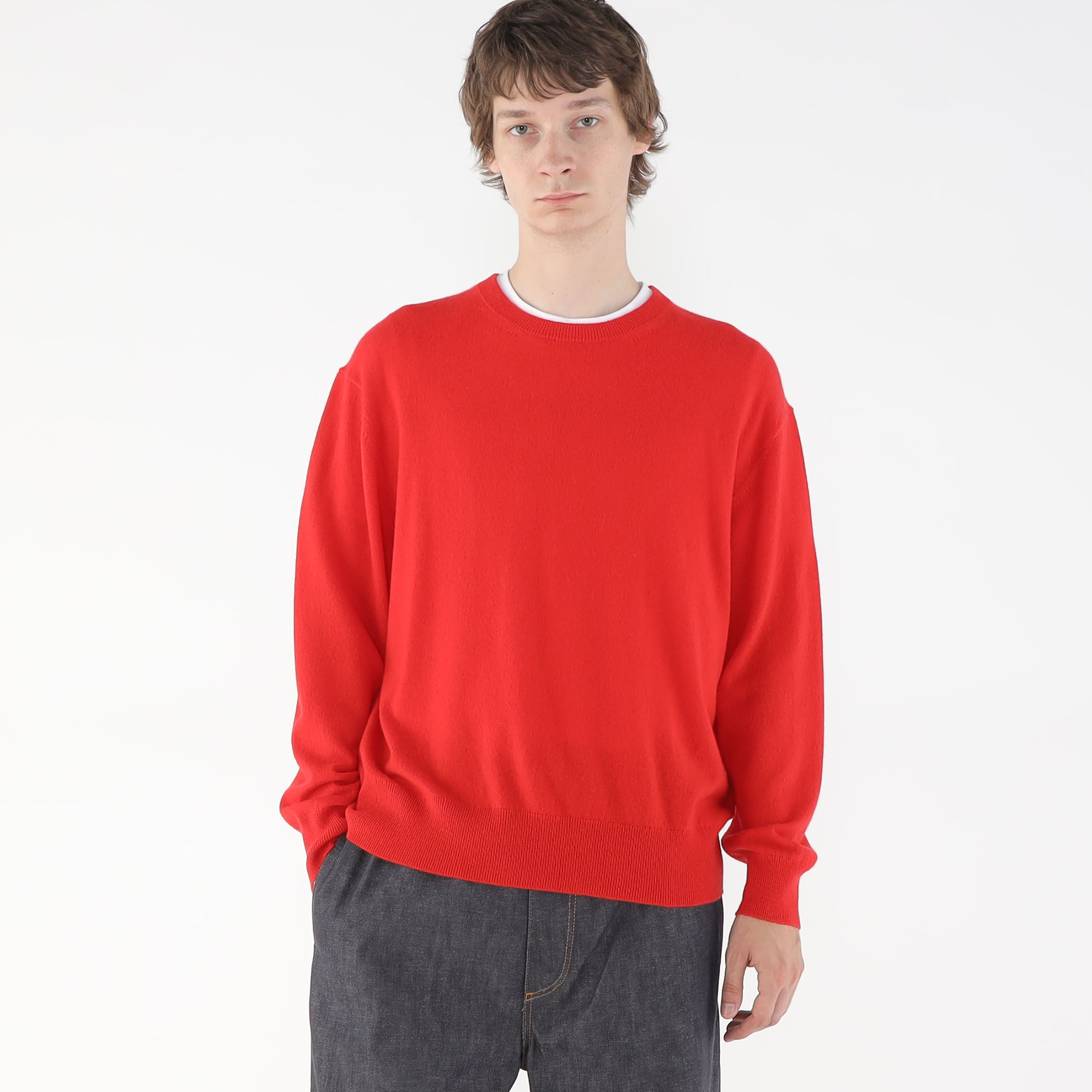 メンズ シェットランドウール カシミヤ プルオーバーニット メンズ シェットランドウール カシミヤ プルオーバーニット