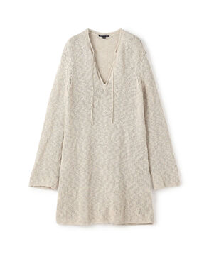 コットンリネン ニットチュニック WVP3140