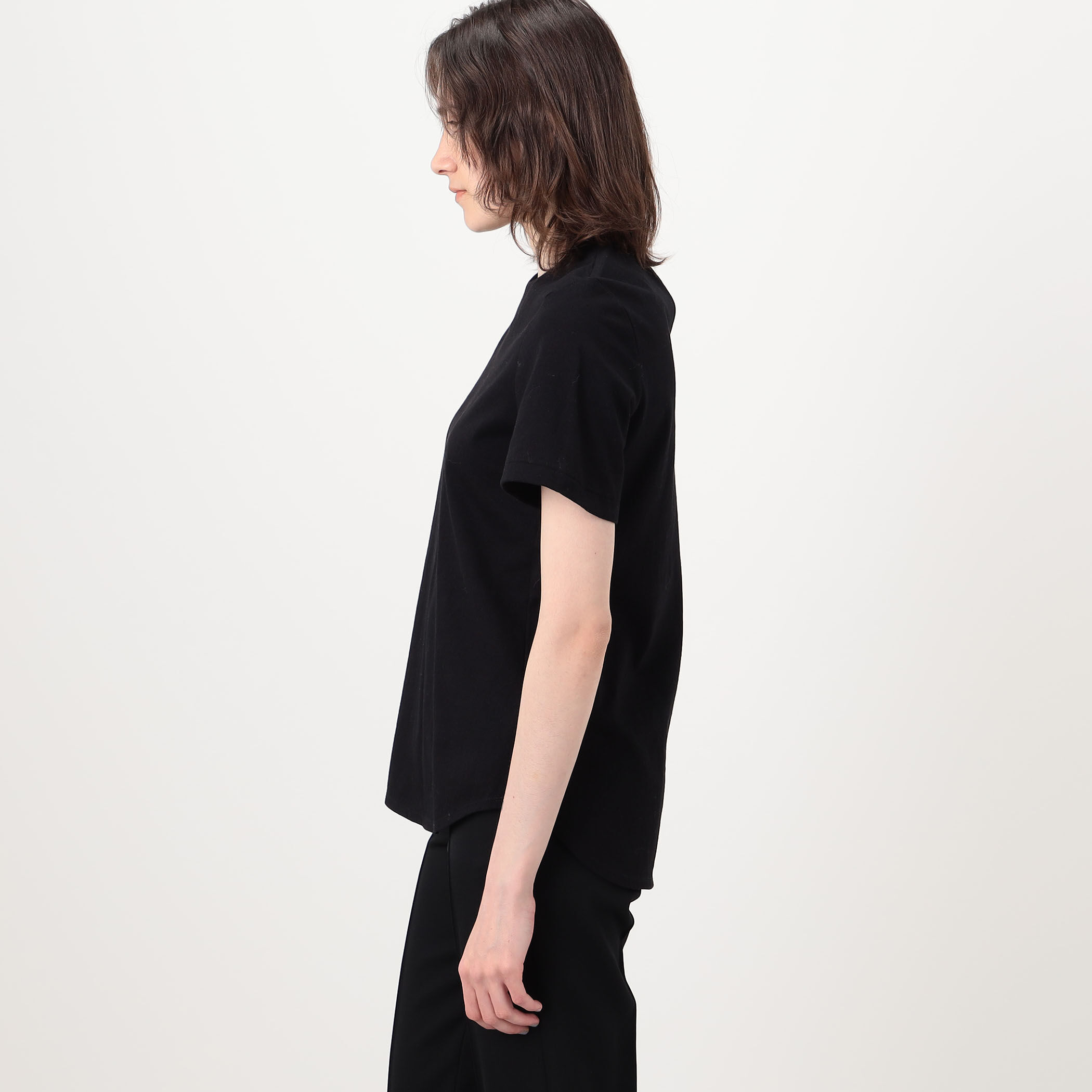 Mame Kurogouchi Cotton Plainstitch Top コットン ハーフスリーブ