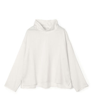 セルロースシルクブロード ハイネックプルオーバーシャツ