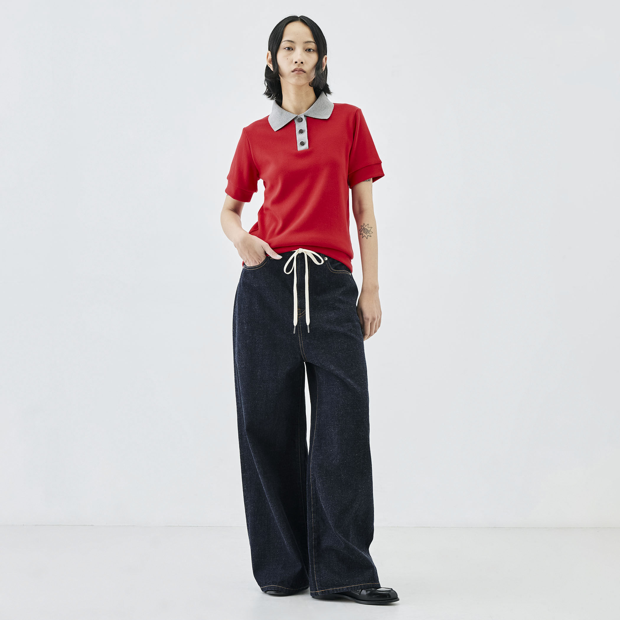 WEB先行予約】インディゴデニム ドローコードパンツ｜トゥモローランド