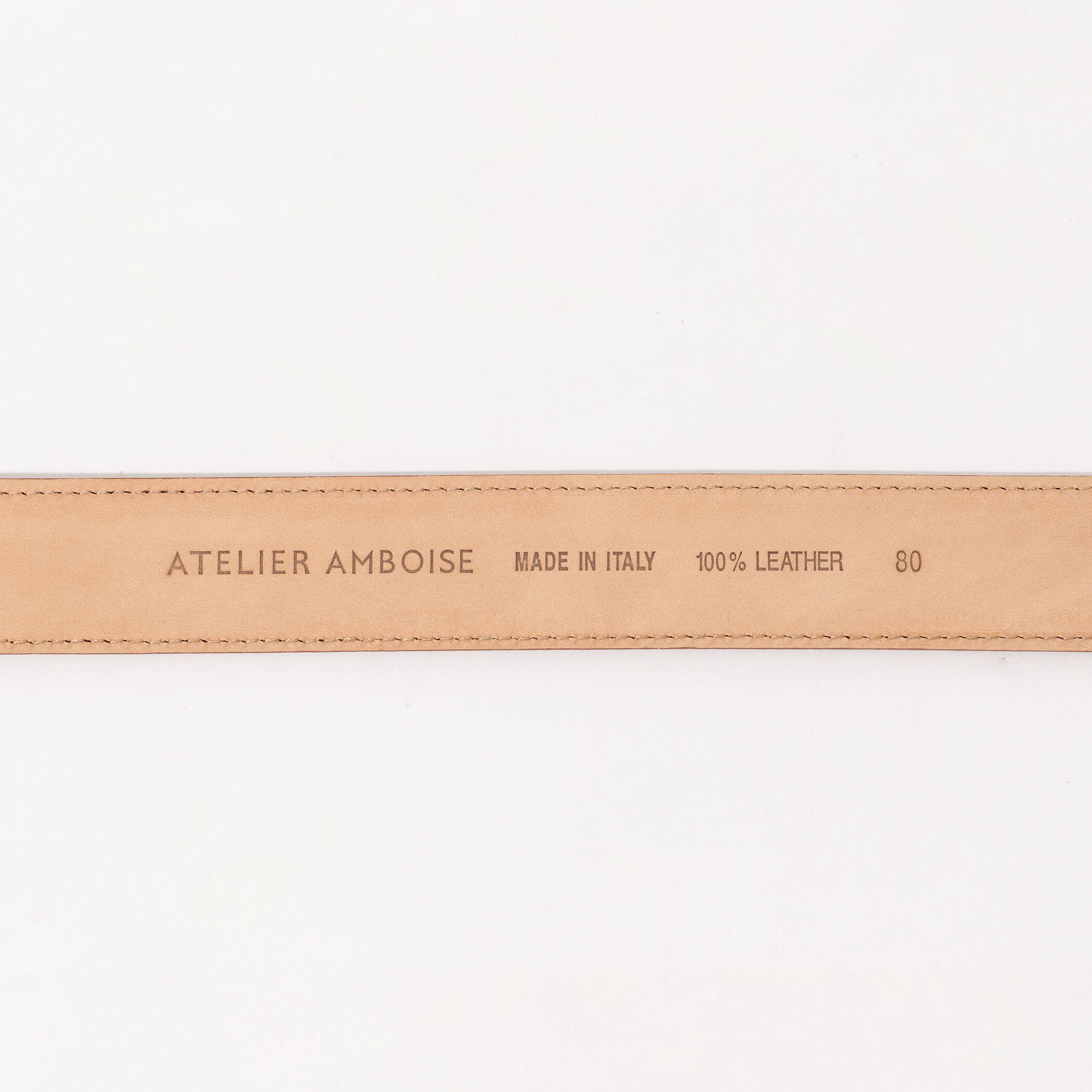 ATELIER AMBOISE レザーベルト ATELIER AMBOISE (アトリエ アンボワーズ)＞レザーベルト】｜1er