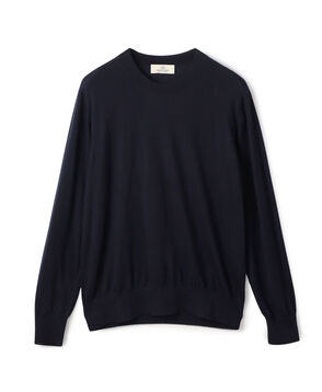 カシミヤ クルーネックプルオーバー Cariaggi