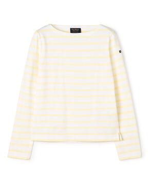 Le minor ボートネック ストライププルオーバー